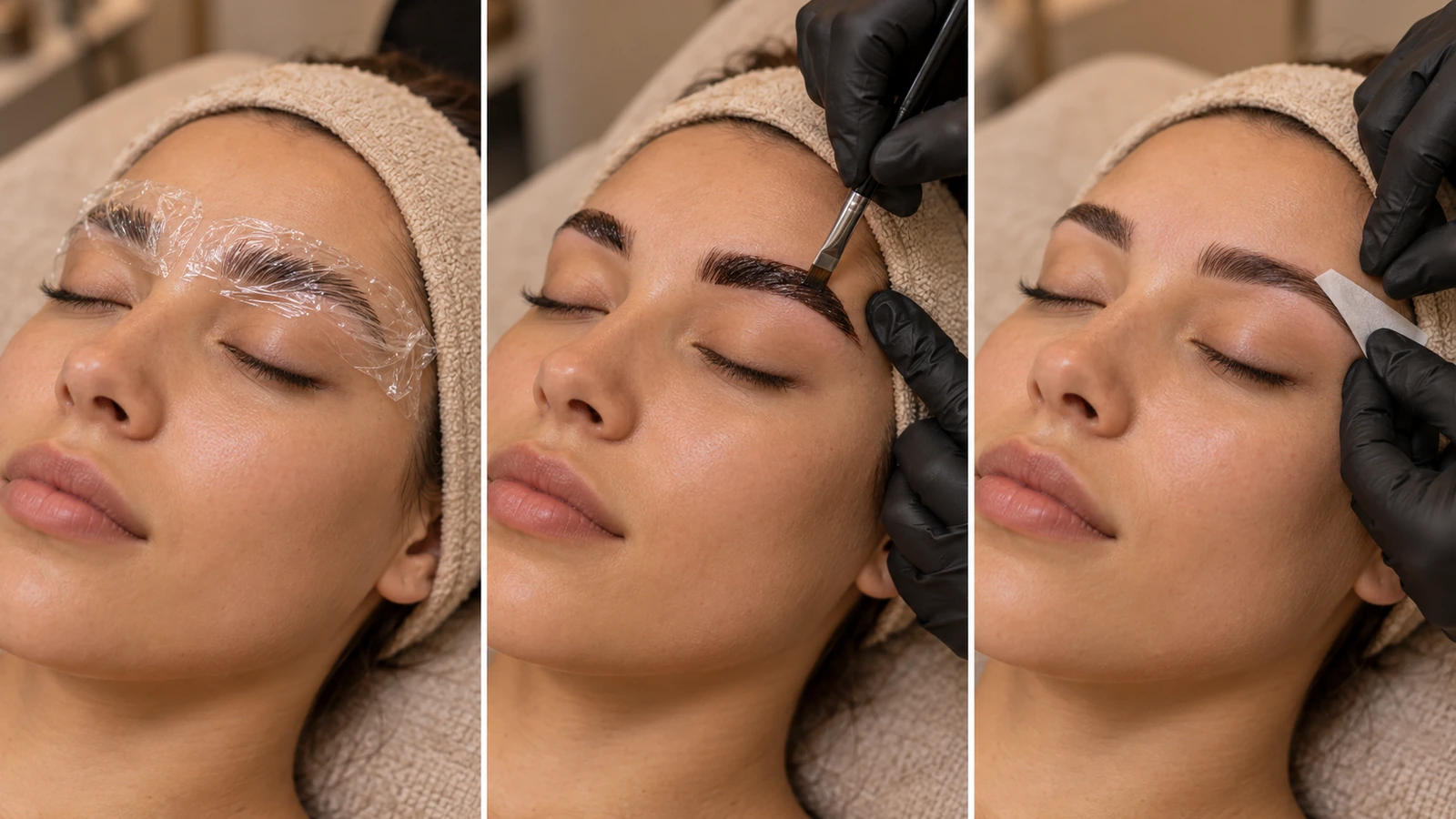 Brow lamination + verven + waxen behandeling bij beCatyful in Deventer, Overijssel
