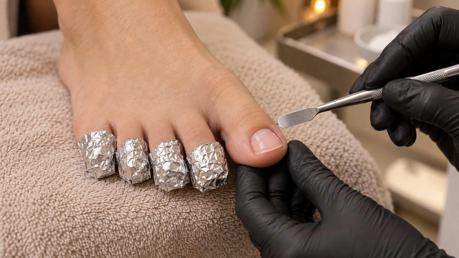 Voeten verwijderen (andere salon) + Gellak behandeling bij beCatyful in Deventer, Overijssel